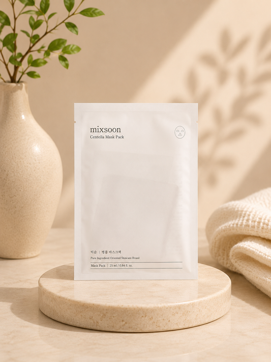 Mascarilla Facial Calmante de Centella Asiática Mixsoon