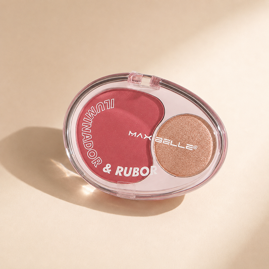 Duo Rubor e Iluminador Max Belleza
