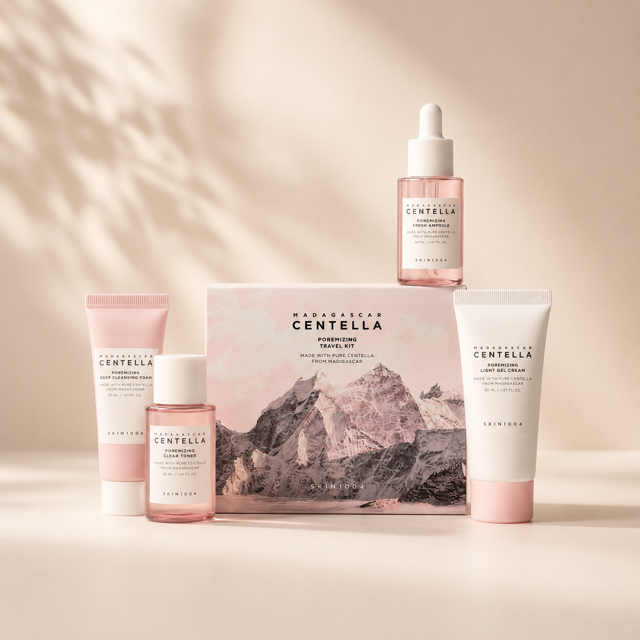 Kit Madagascar Centella Poremizing Travel size Skin1004