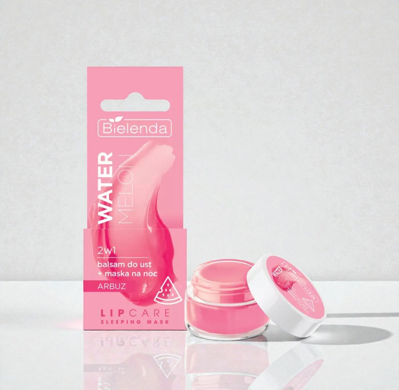 Mascarilla SANDÍA Bálsamo labial 2 en 1 + Mascarilla Labial de noche Bielenda