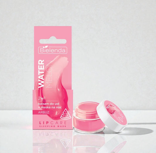 Mascarilla SANDÍA Bálsamo labial 2 en 1 + Mascarilla Labial de noche Bielenda