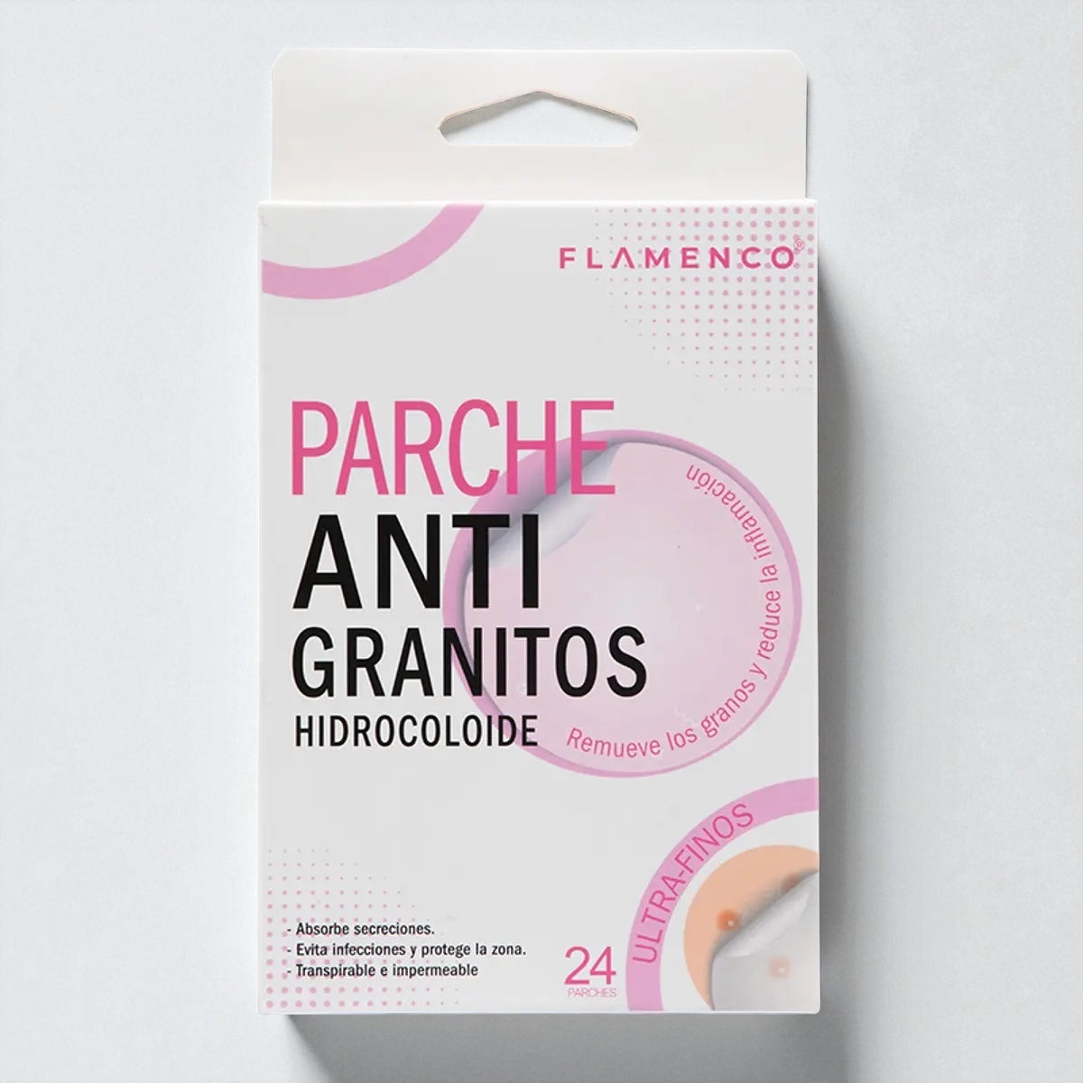 Parche Anti Acné Ultrafinos Flamenco - 24 Unidades