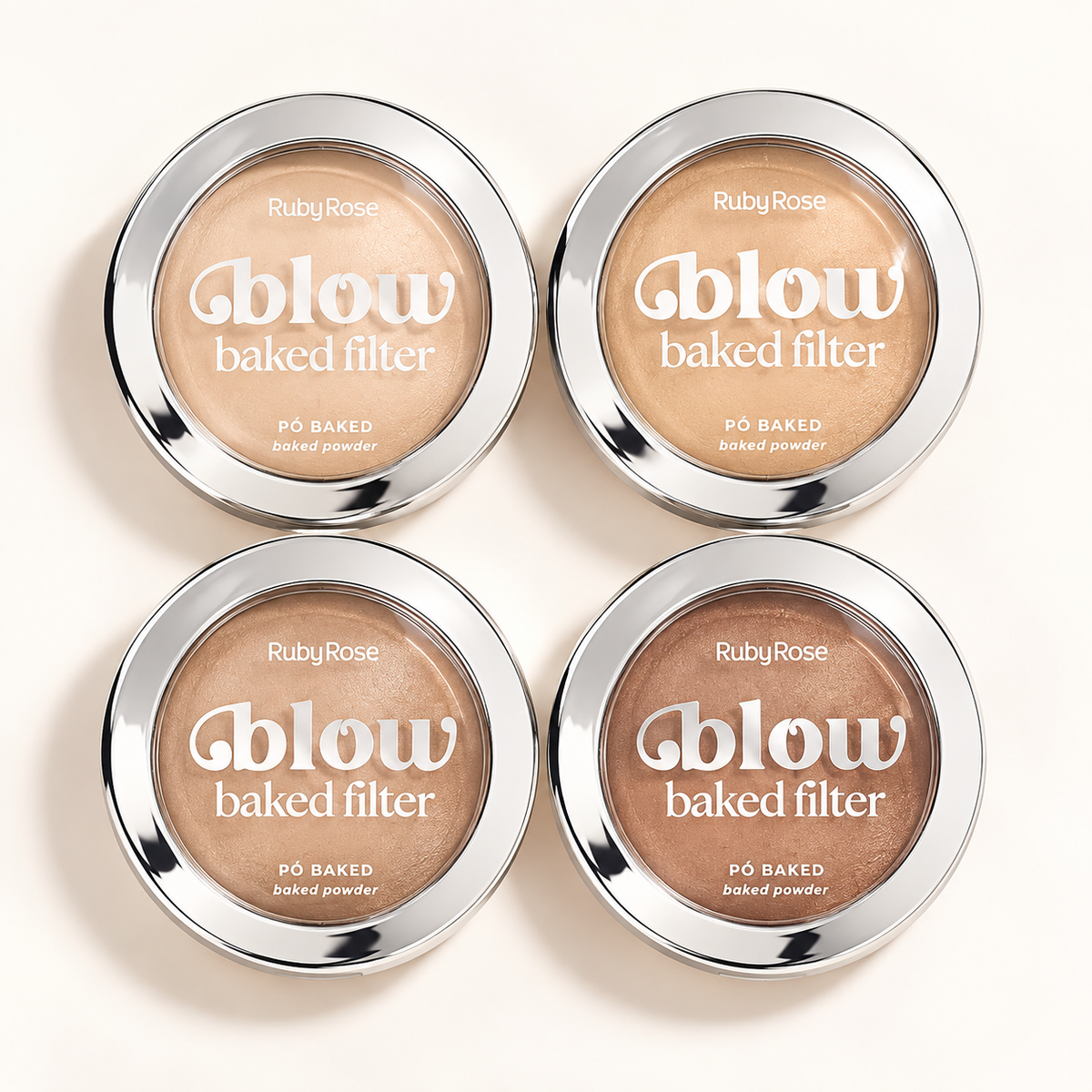 Polvo Compacto Baked Filter Ruby Rose