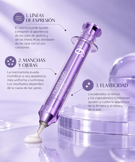 Contorno de Ojos No. 9 NAD+ Retinol Volumetox Numbuzin
