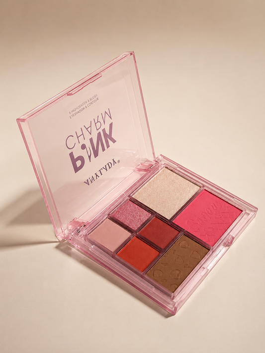 Paleta Completa Contorno-Rubor-Iluminador y Sombras Anylady