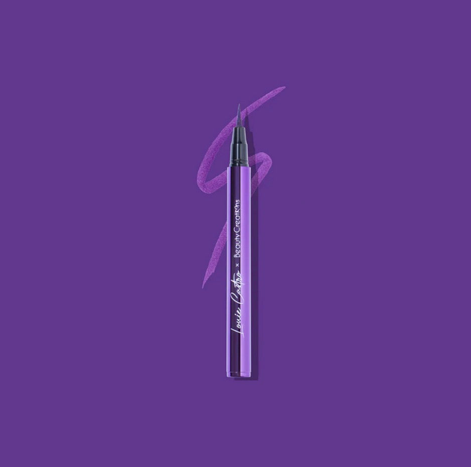 Delineador de Ojos Púrpura Louie Castro x Beauty Creations