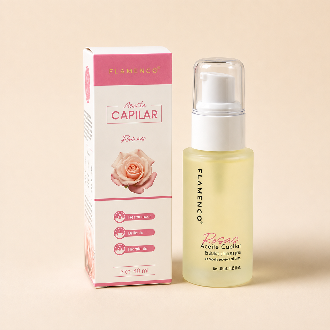 Aceite Capilar Rosas Flamenco