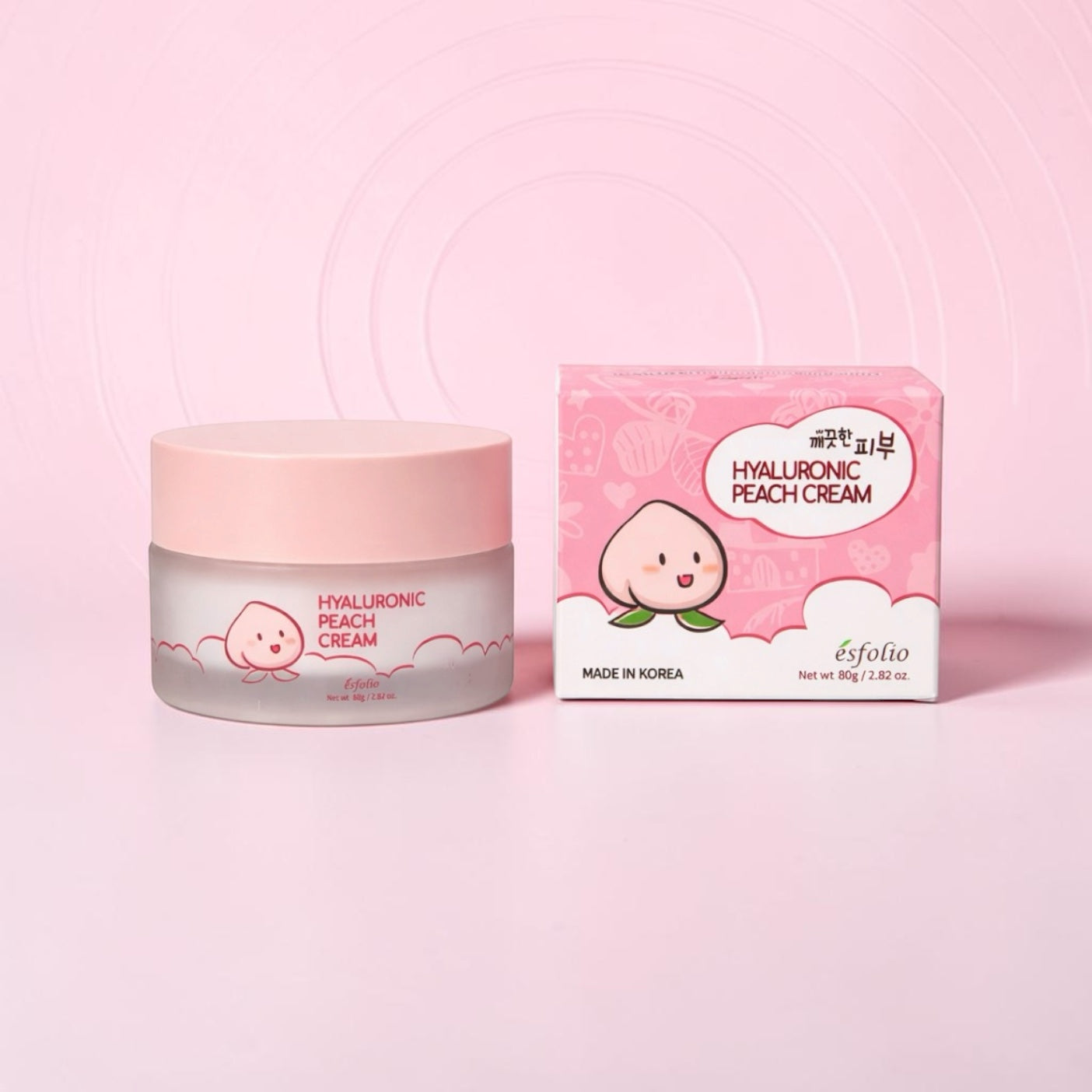 Revitalizing and Glowing Skin Hyaluronic Peach Cream Esfolio