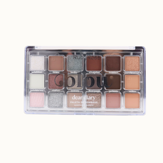 Paleta de Sombras Dear Diary 18 tonos Ruby Rose