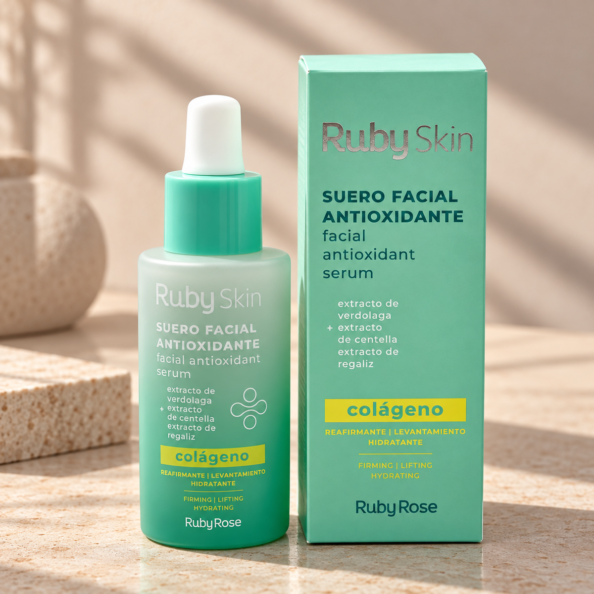 Serum Antioxidante con Colageno Ruby Rose