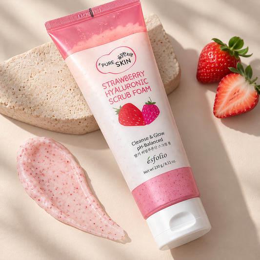 Exfoliante Facial Ácido Hialurónico + Frutilla Esfolio