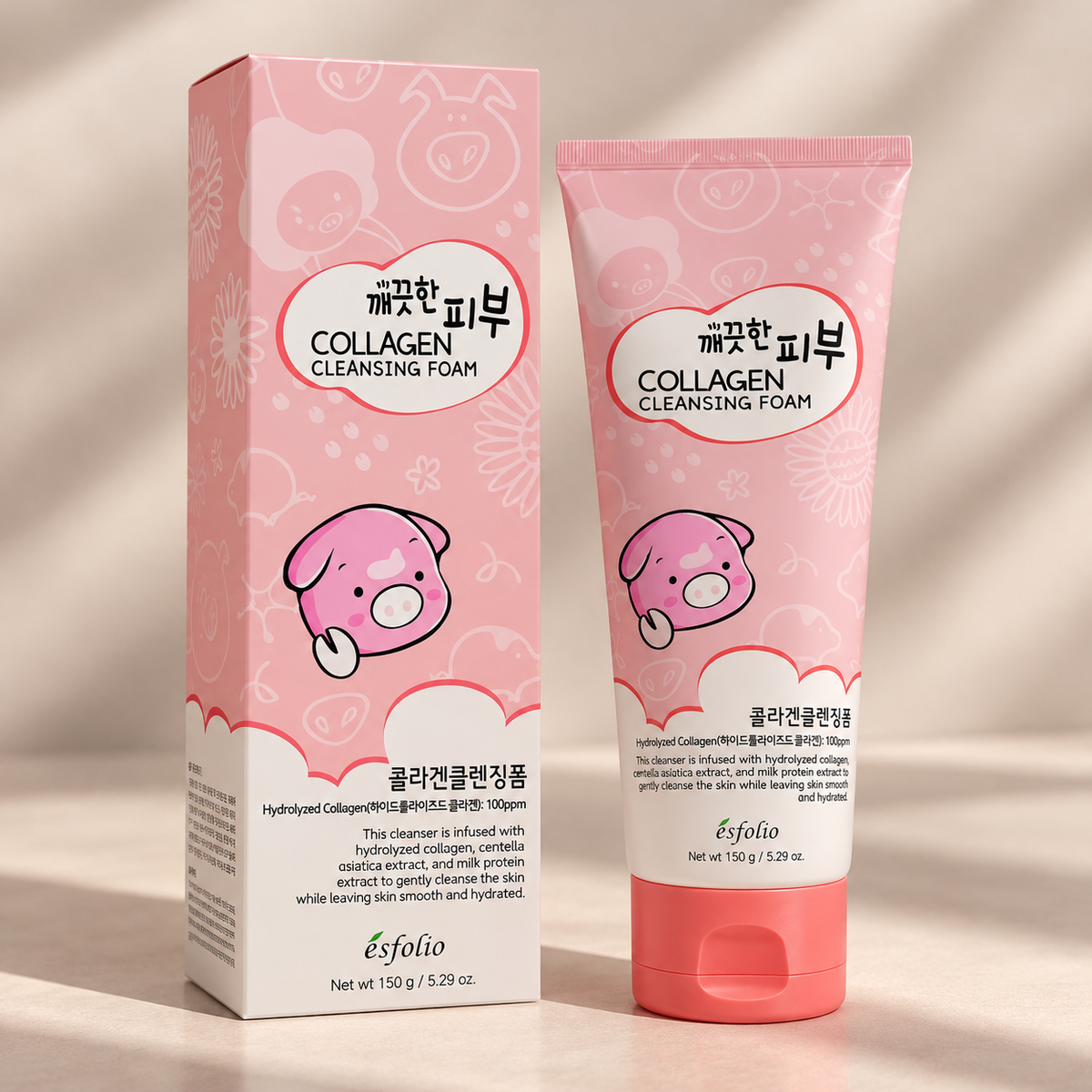 Jabón Facial Pure Skin Collagen Cleansing Foam Esfolio