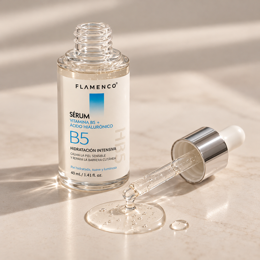 Sérum Vitamina B5 + Ácido hialurónico 40ml Flamenco