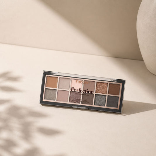 Paleta de Sombras DUSK BLOOM CREAM+POWDER Eyeshadow Palette 12 colors Perfection Febble