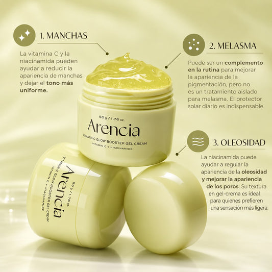 Crema Gel Vitamina C Glow Booster Arencia