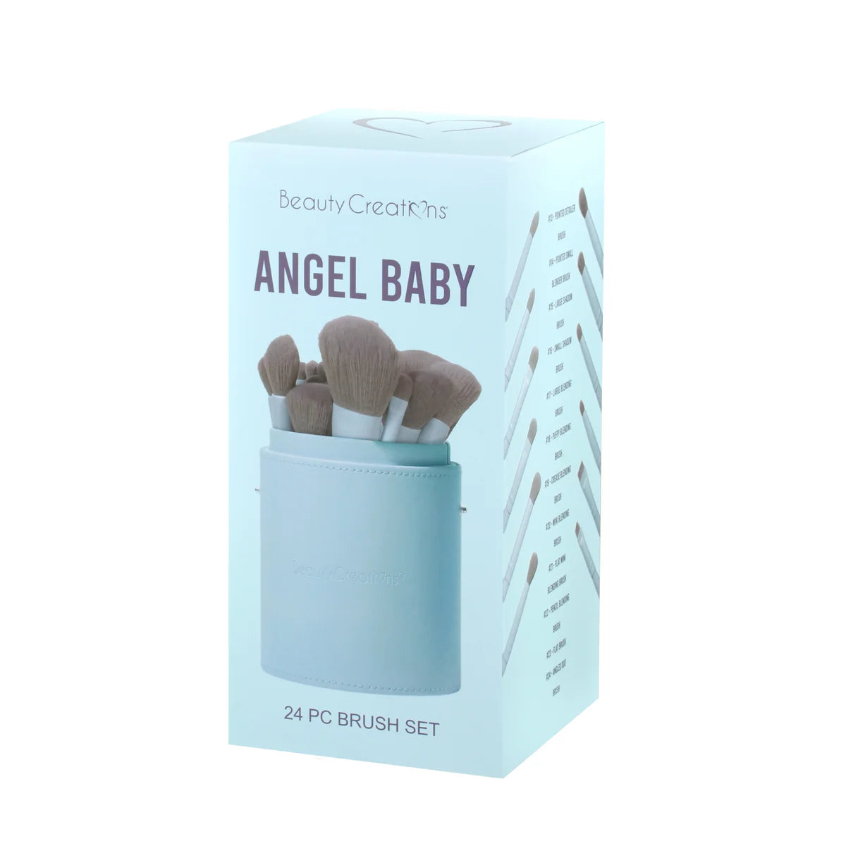 Set de 24 brochas Angel Baby Beauty Creations