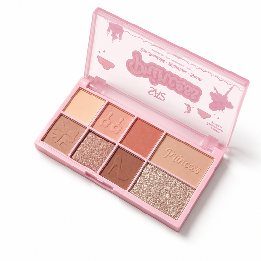 Paleta Rubor e Iluminador Princess Tono 03 SAS