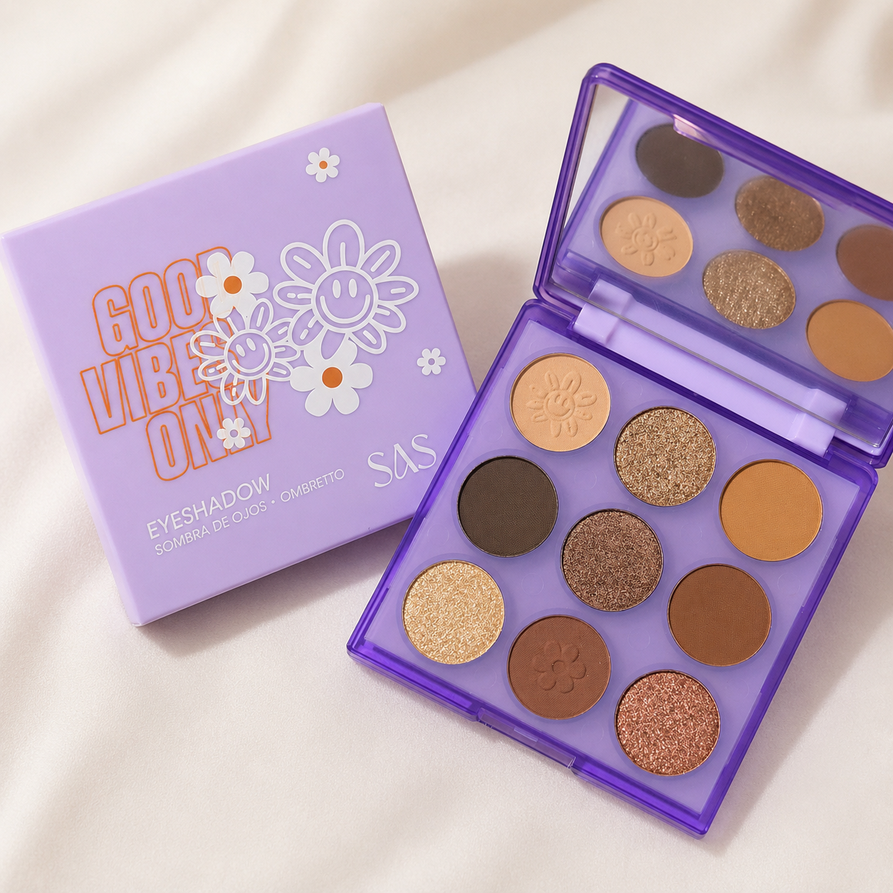 Paleta de Sombra Only Good Vibes Tono 01 SAS