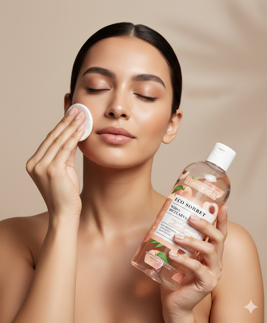 Agua Micelar Hidratante y Nutritiva Melocotón 500ml Bielenda