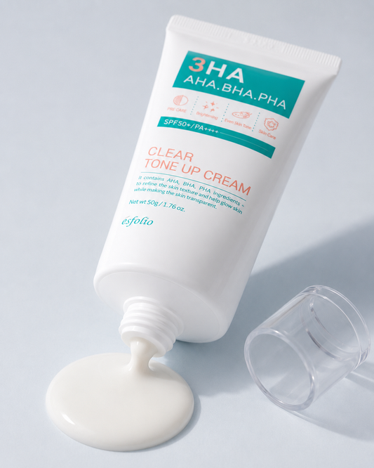 Crema Facial 3HA Clear Tone Up Esfolio