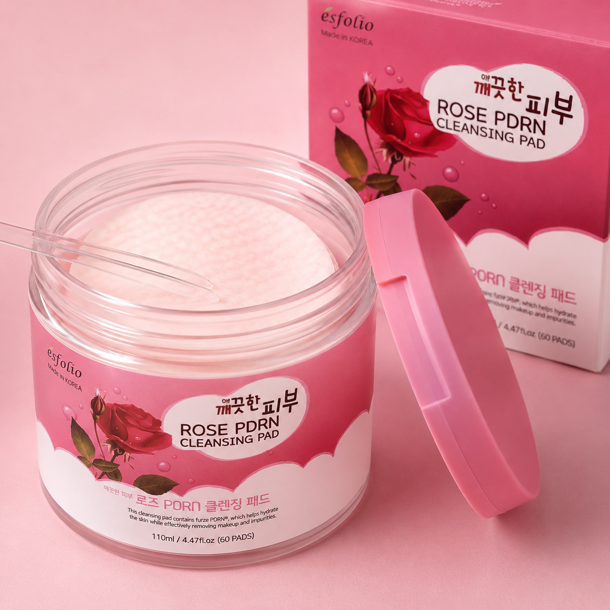 Rose PDRN Cleansing Pad Esfolio
