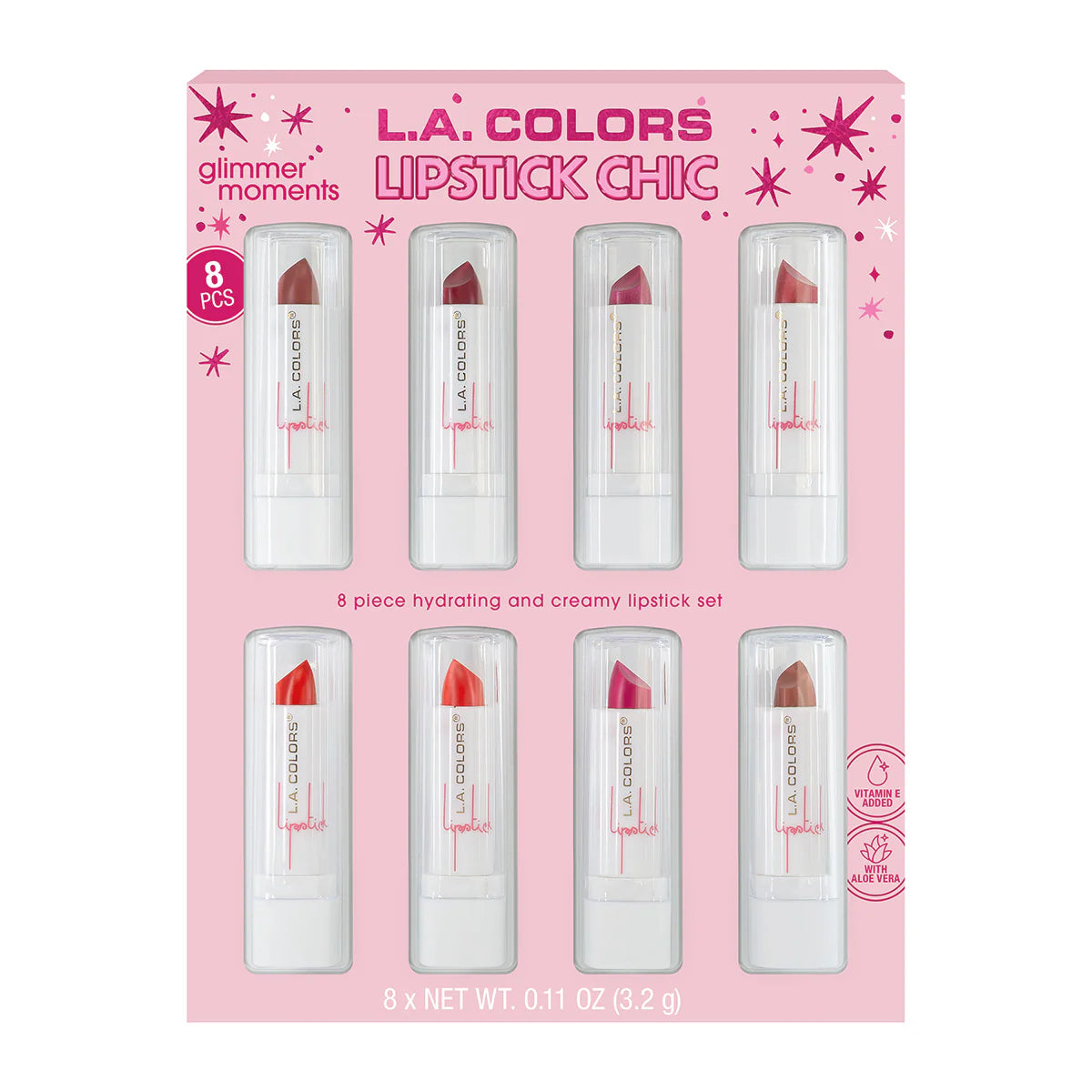 Set de Labiales en Barra Chic LA. Colors