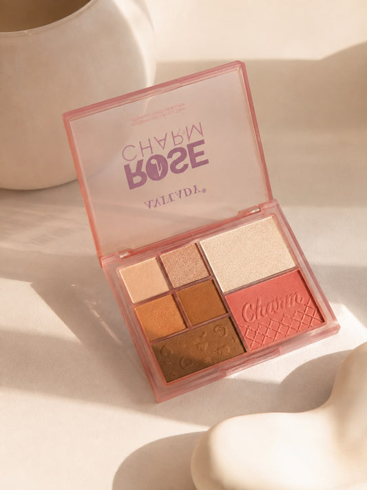 Paleta Completa Contorno-Rubor-Iluminador y Sombras Anylady