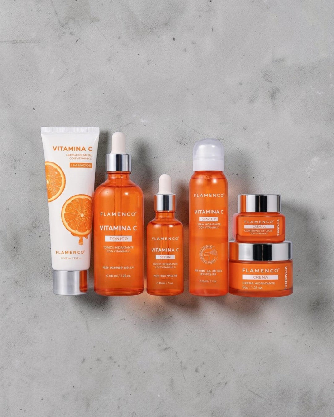 Linea Completa Vitamina C Flamenco- 6 productos